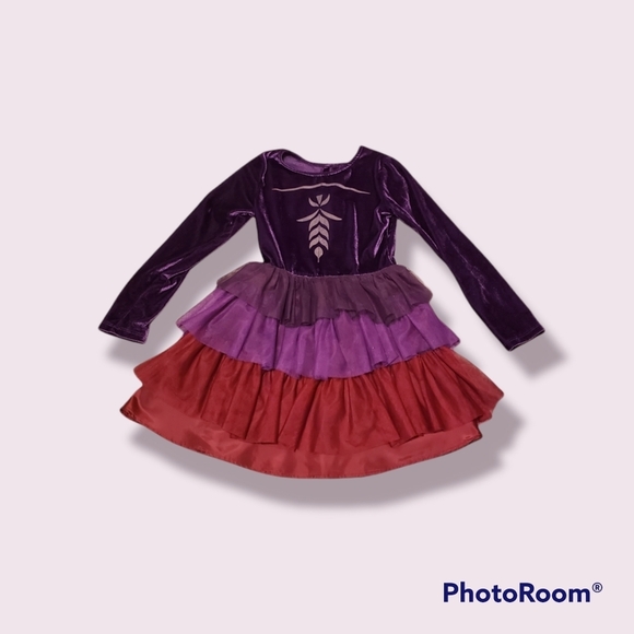 DISNEY FROZEN 11 PRINCESS ANNA DRESS GIRLS SZ MEDIUM - Picture 1 of 9